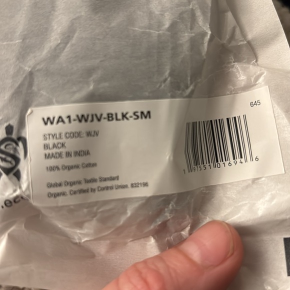 ✨NWT✨ PACT Organic Black Coastal Double Gauze Tapered Pull On Pant. - Picture 3 of 13